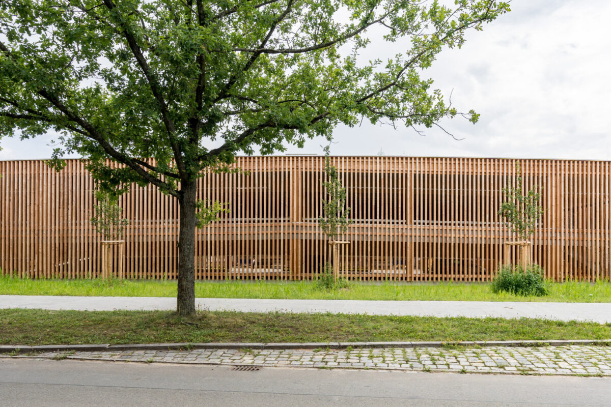Holzparkhaus Bauindustriezentrum, Nürnberg