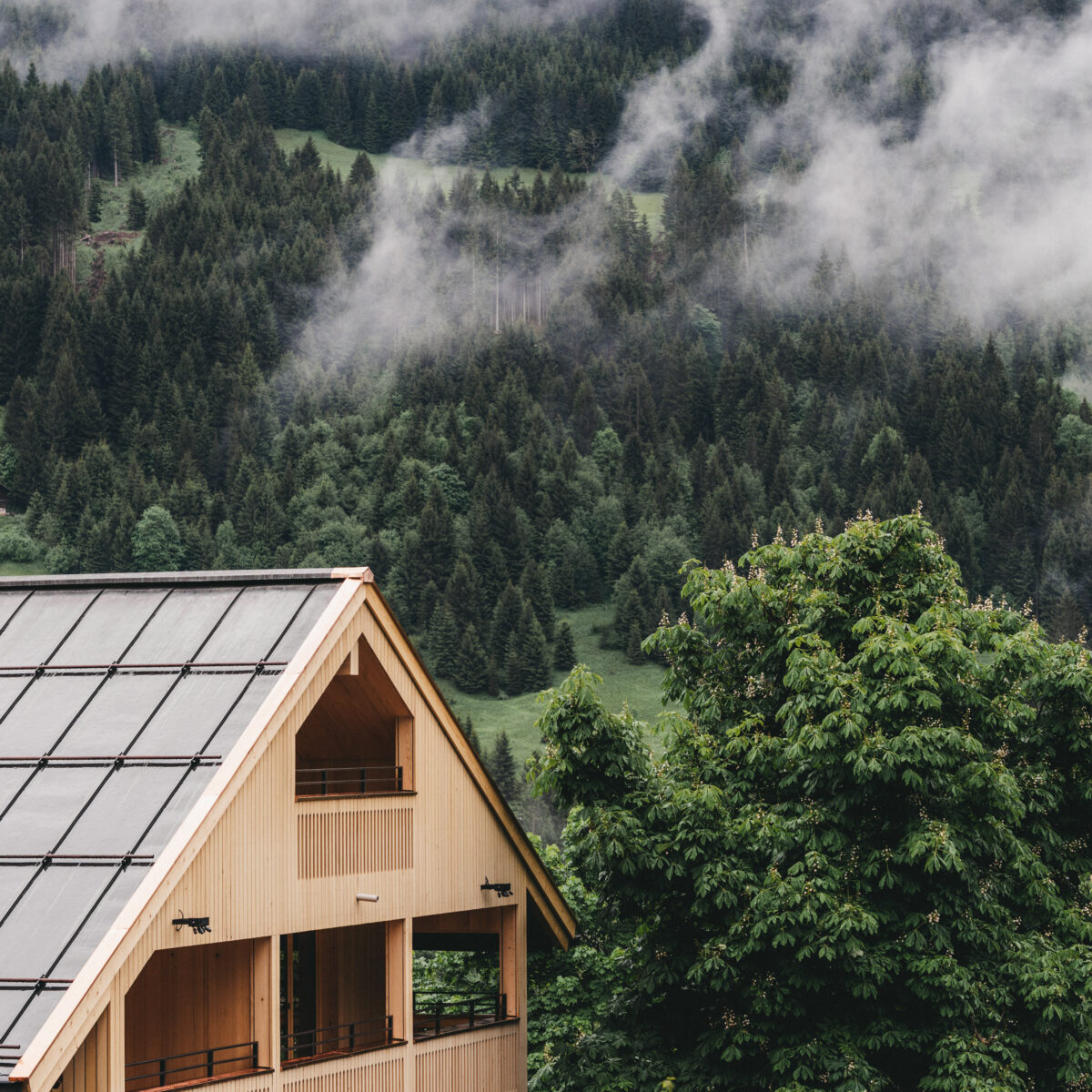 Naturhotel Chesa Valisa – Umbau Fassade Stammhaus, Hirschegg