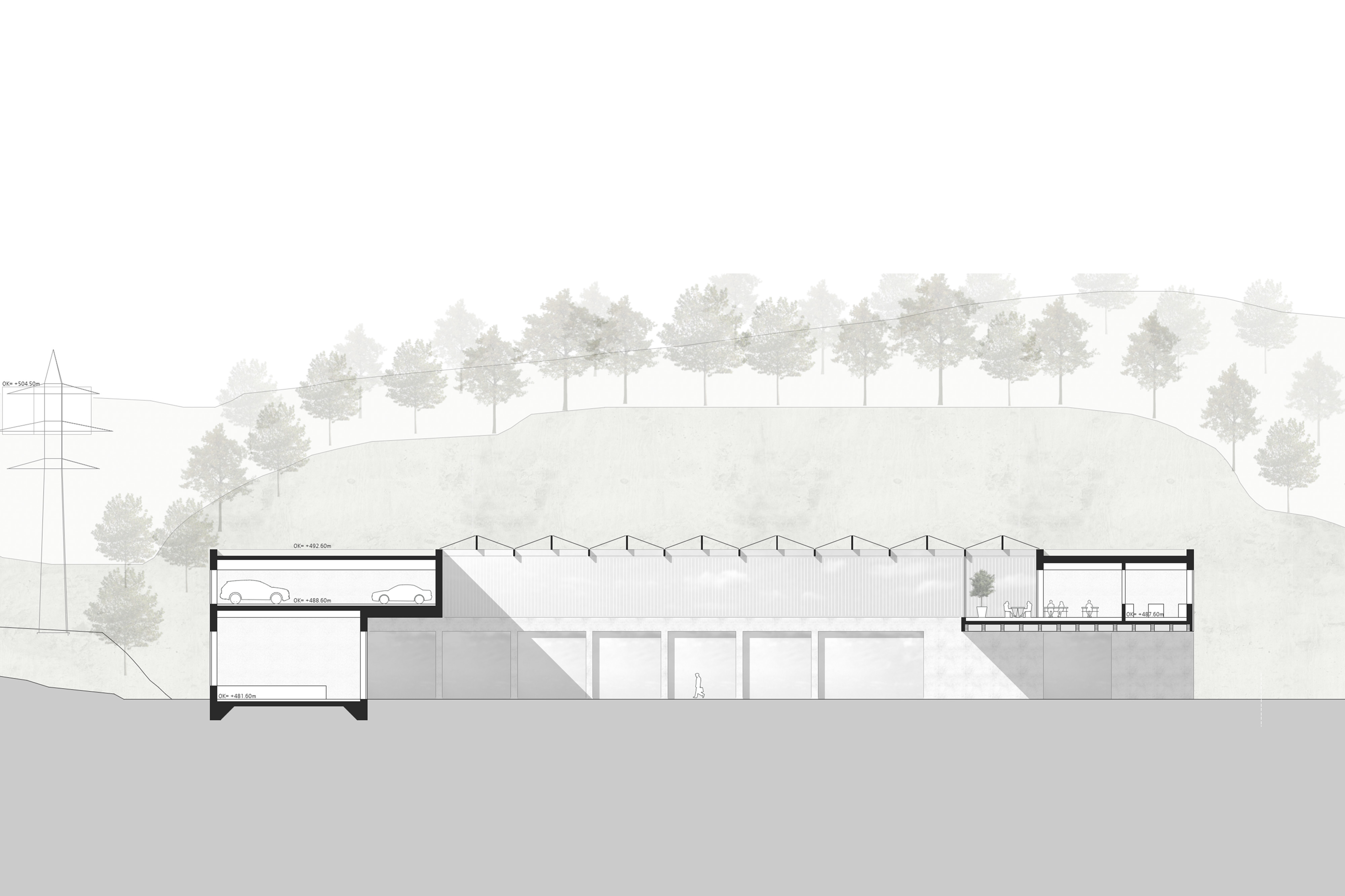 Wettbewerb Neubau Bauhof, Felsenau in Frastanz