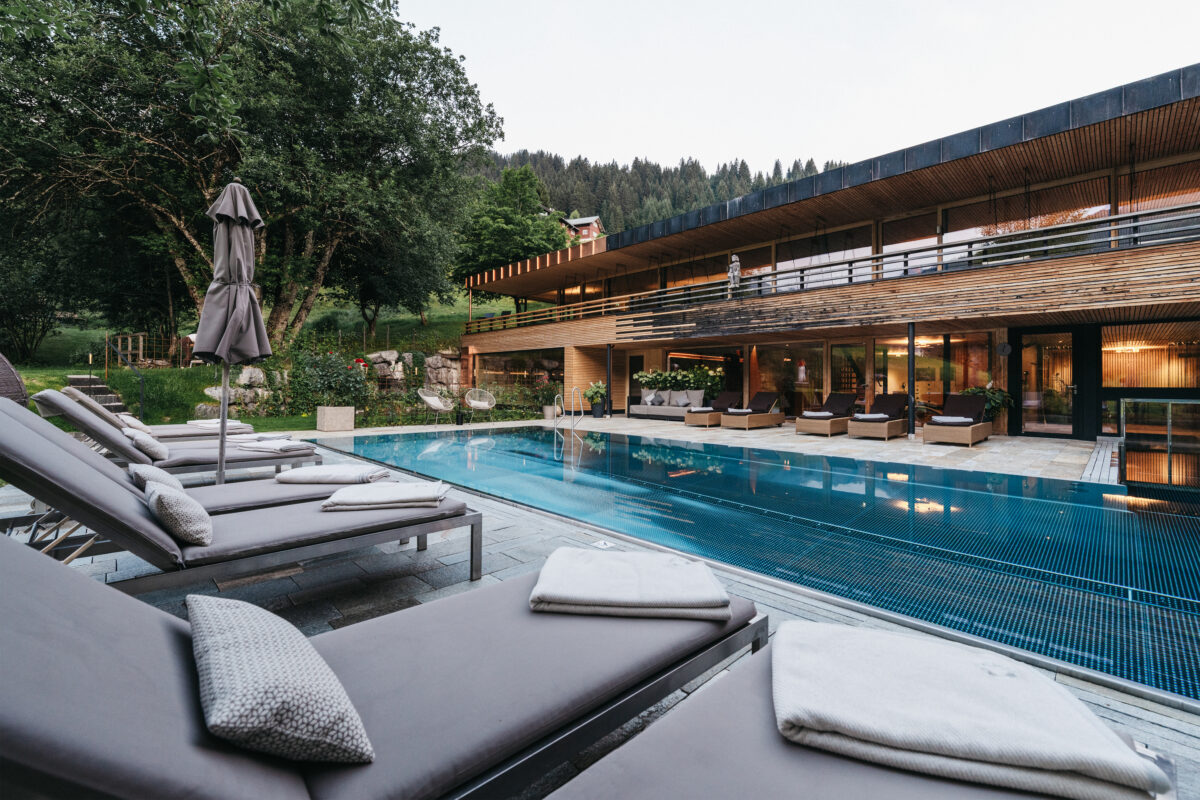 Naturhotel Chesa Valisa – Wellnessbereich , Hirschegg