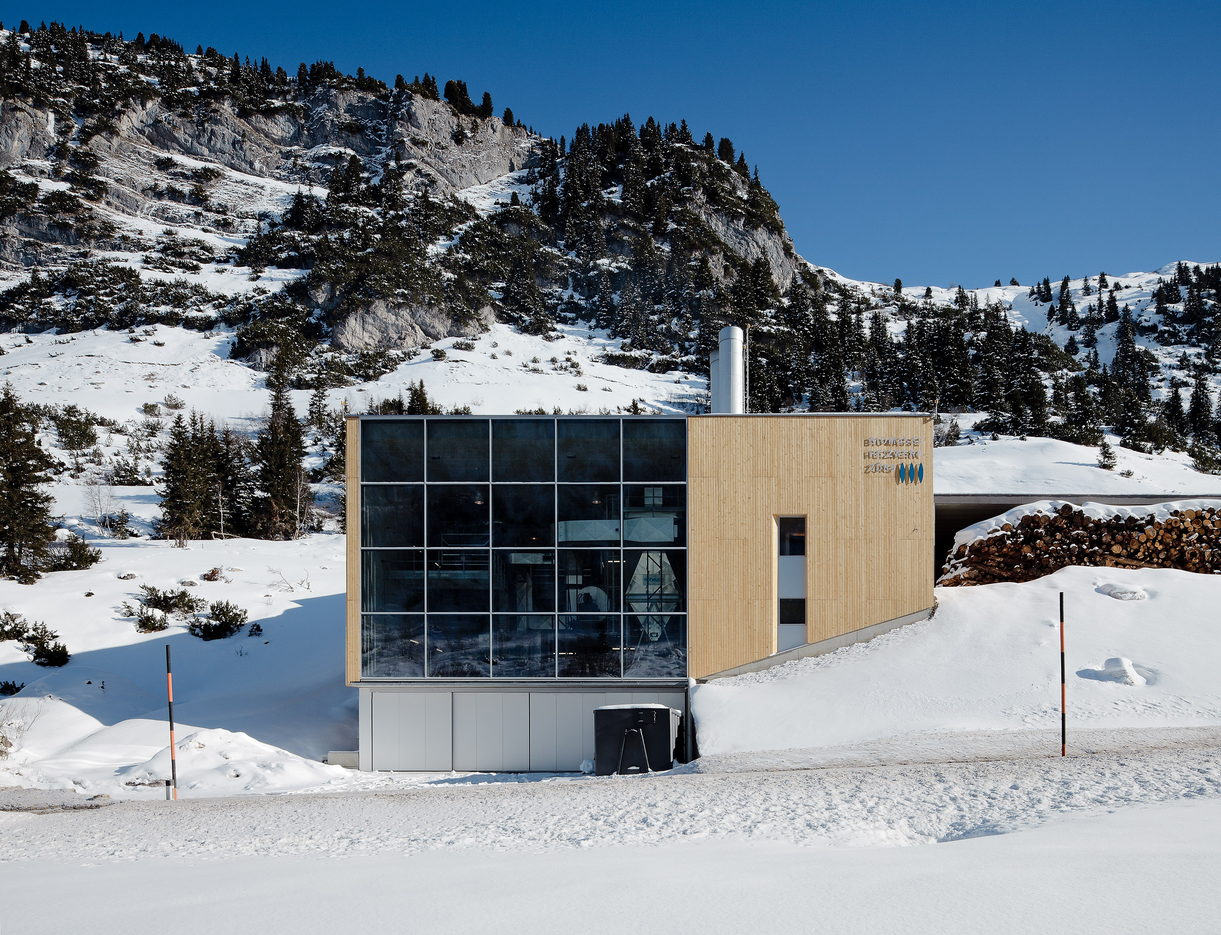 Biomasseheizwerk, Zürs