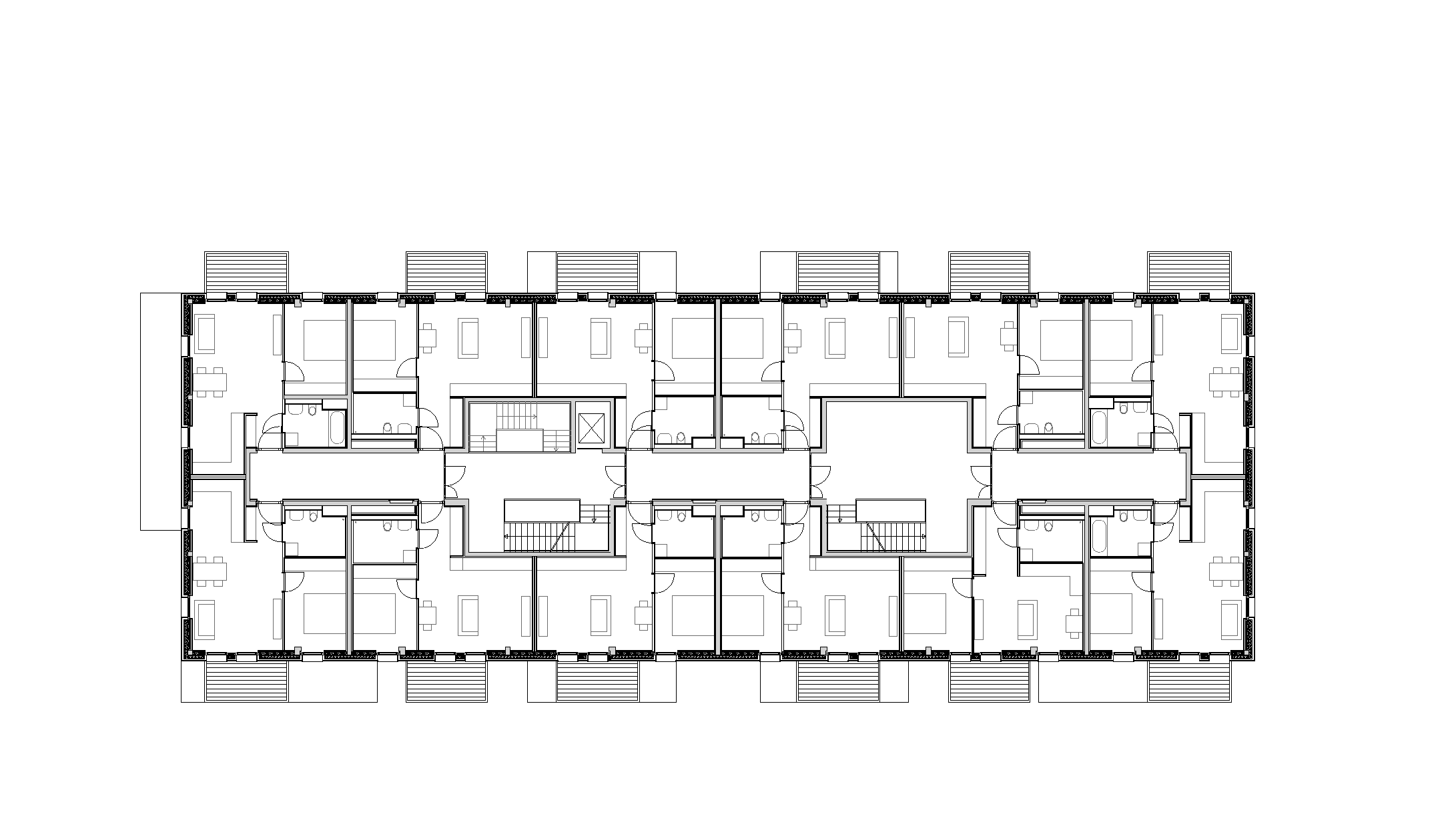 Steinbockallee, Rum