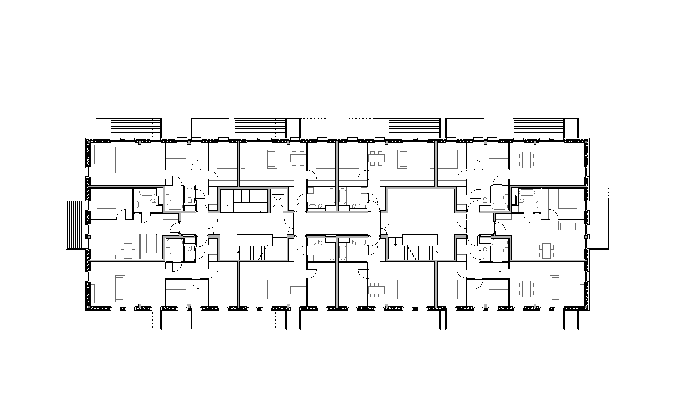 Steinbockallee, Rum