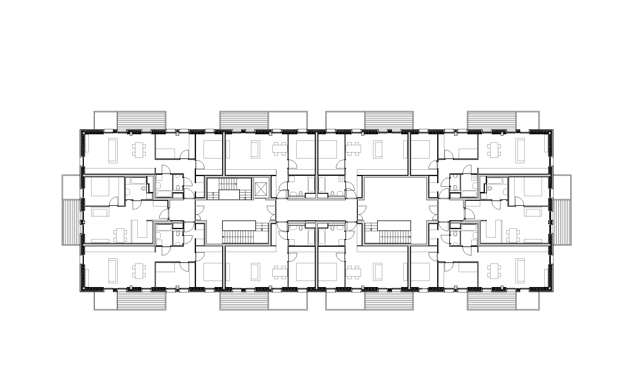 Steinbockallee, Rum