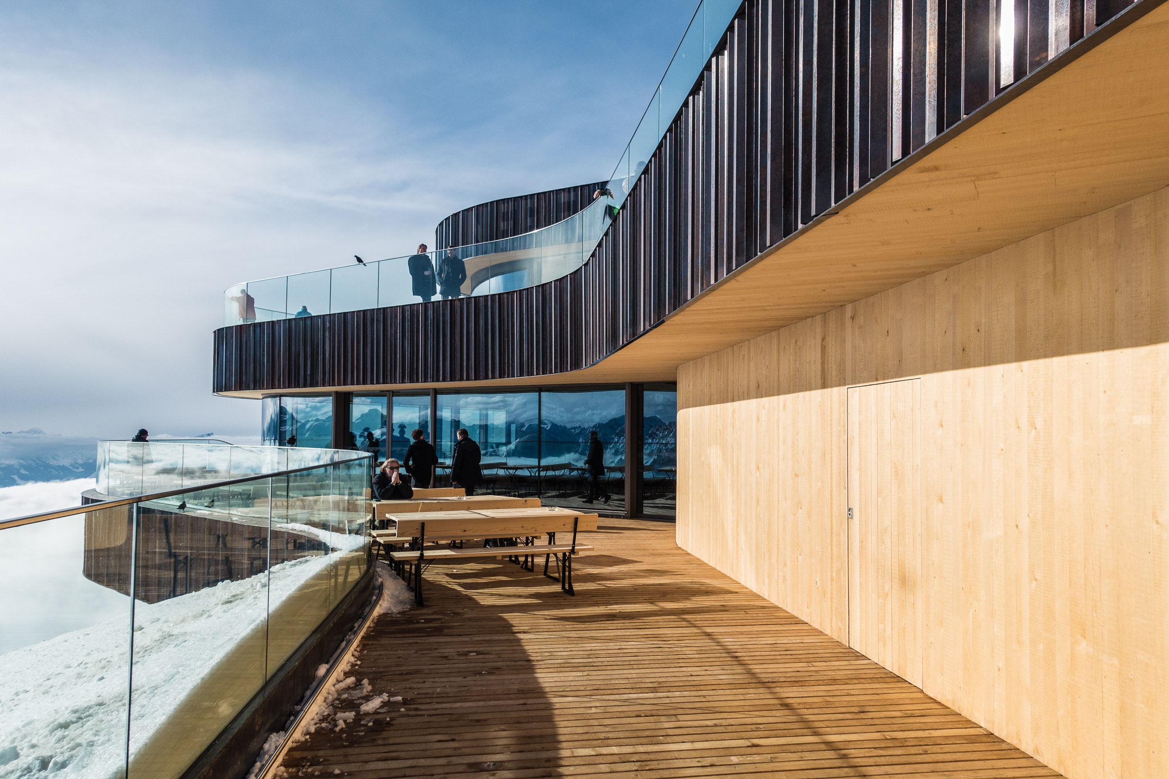 Nebelhorn cable car - summit restaurant, Oberstdorf