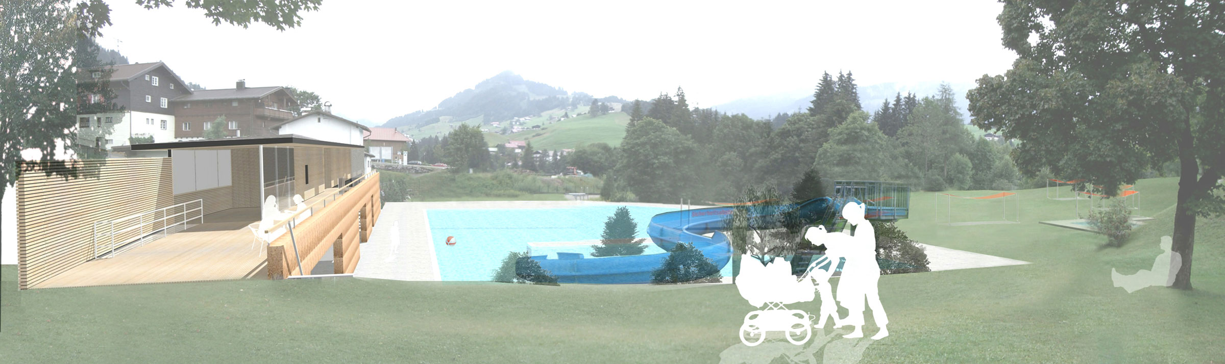 Wettbewerb Schwimmbad Riezlern