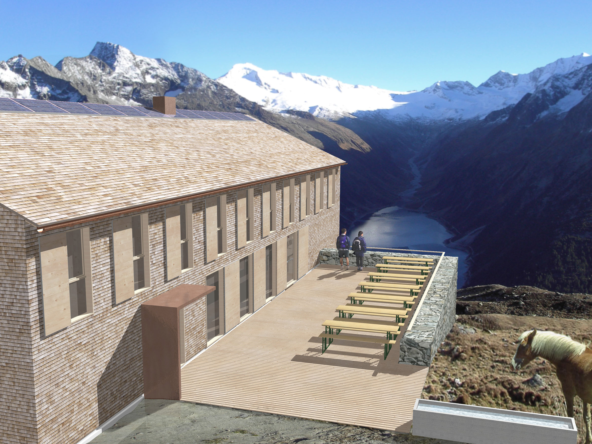 Wettbewerb Olpererhütte, Zillertaler Alpen