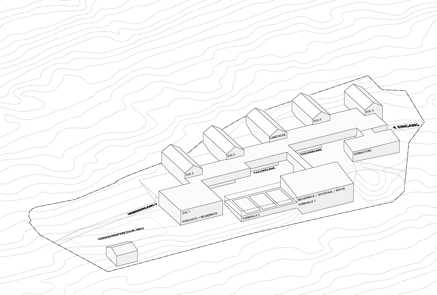 Generalsanierung und Erweiterung Schule am Hang, Frankfurt