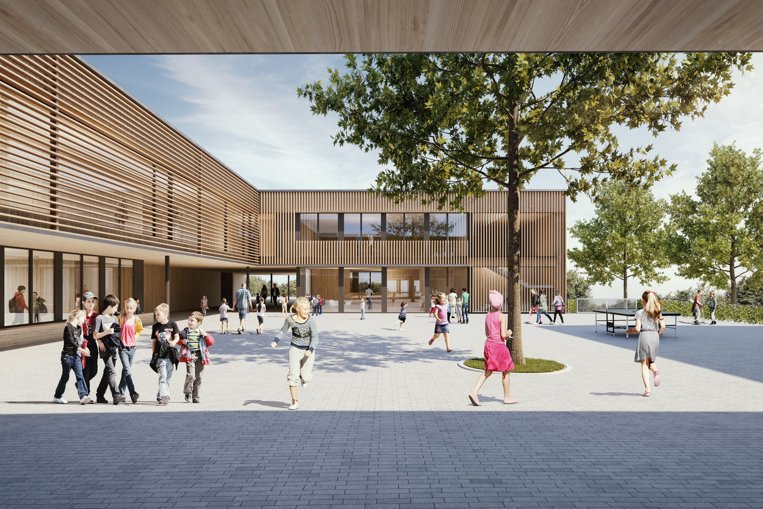 Generalsanierung und Erweiterung Schule am Hang, Frankfurt