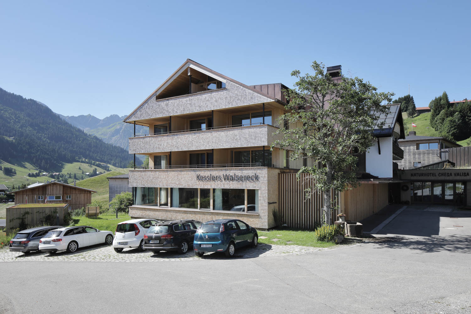 Naturhotel Chesa Valisa – Erweiterung Stammhaus, Hirschegg