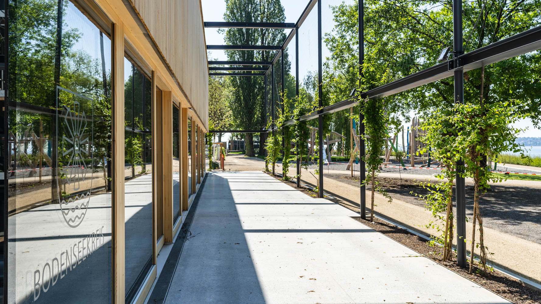 Gastronomy pavilion Uferpark West, Überlingen