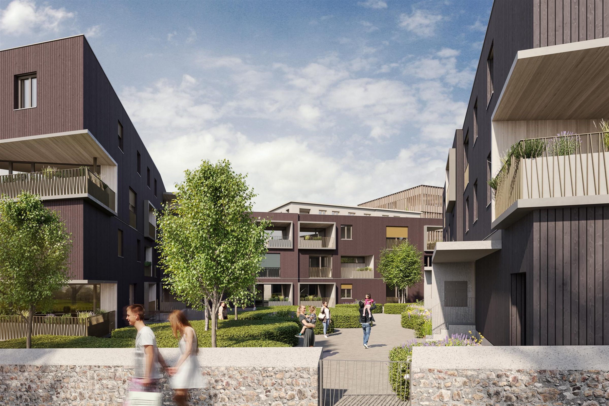 Residential development Rathaus Quartier B1+B2, Hohenems