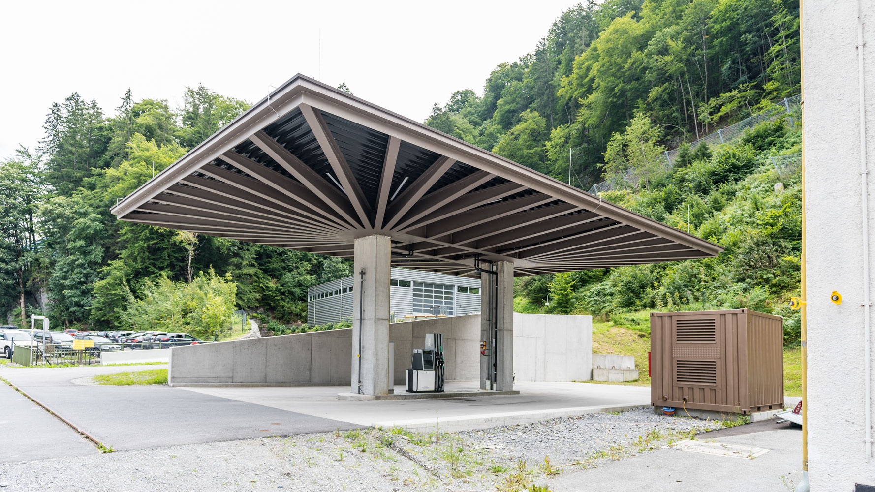 illwerke vkw – company filling station, Vandans