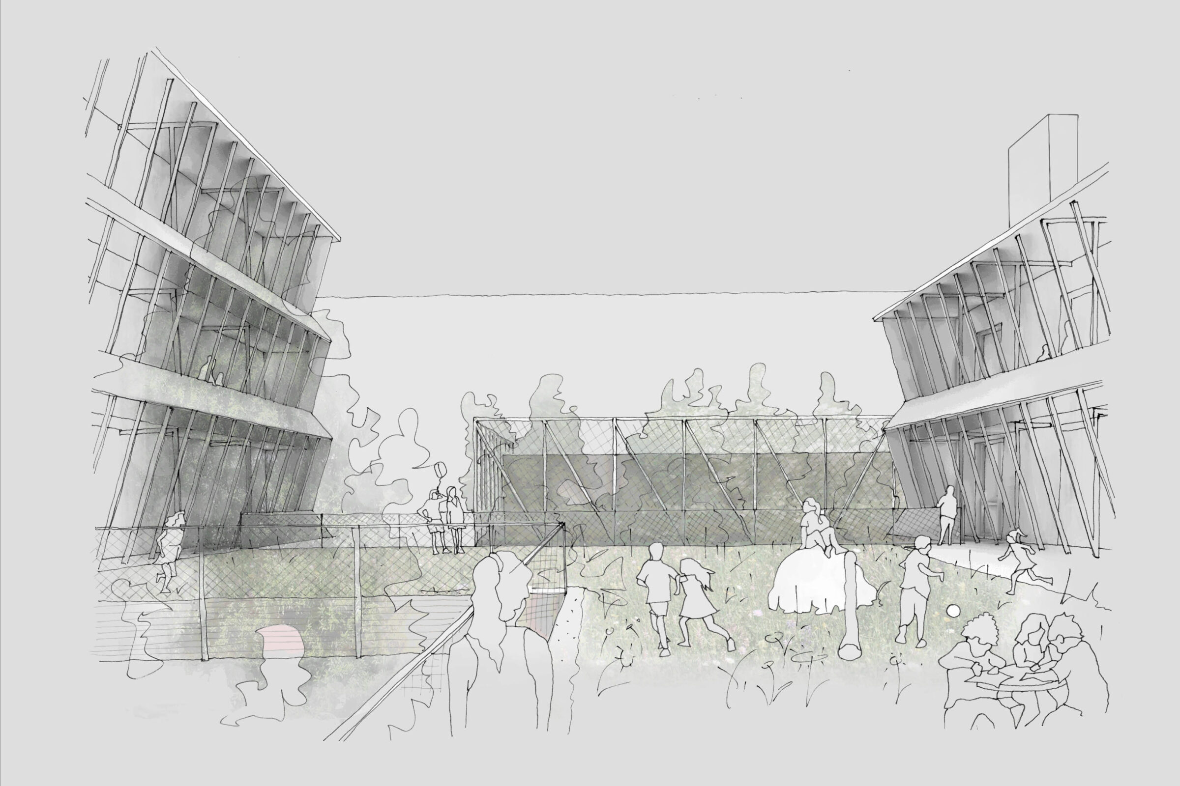 Wettbewerb Campus Kindertagesstätte + Grundschule Hafner