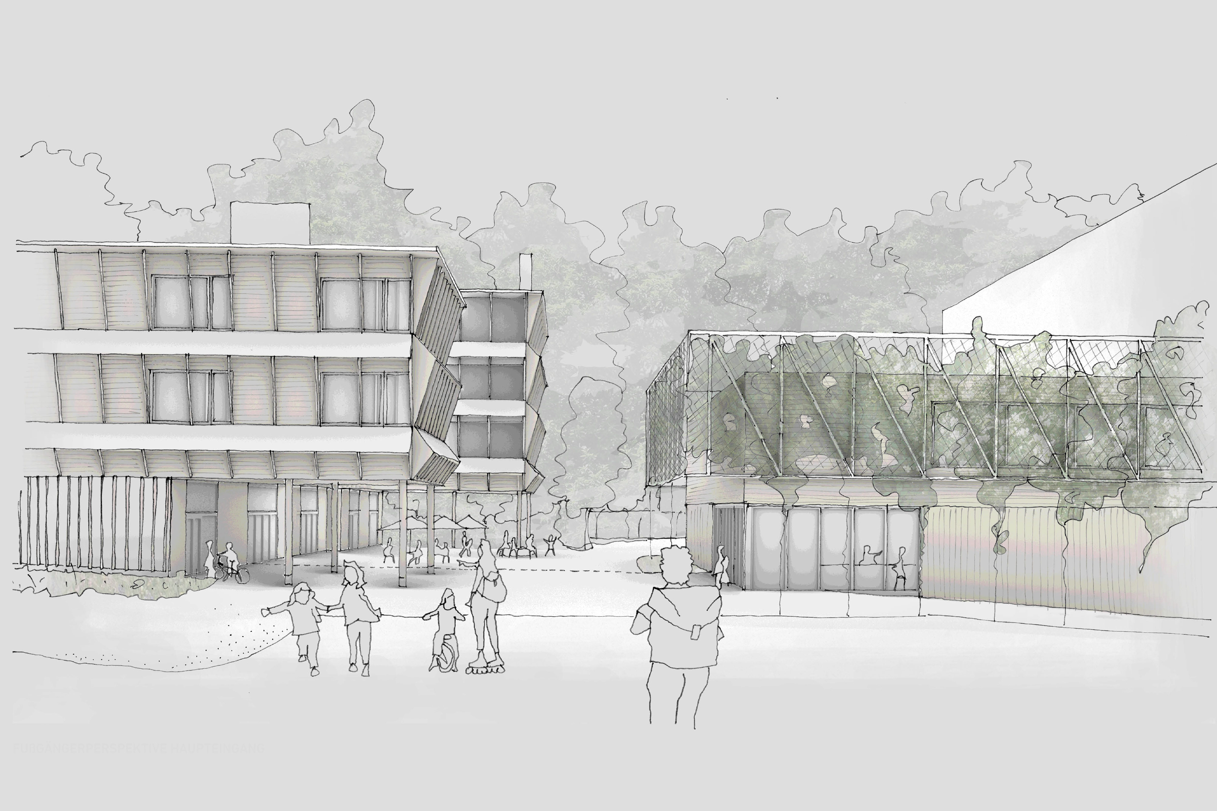 Wettbewerb Campus Kindertagesstätte + Grundschule Hafner, Konstanz, Projekt 25_09